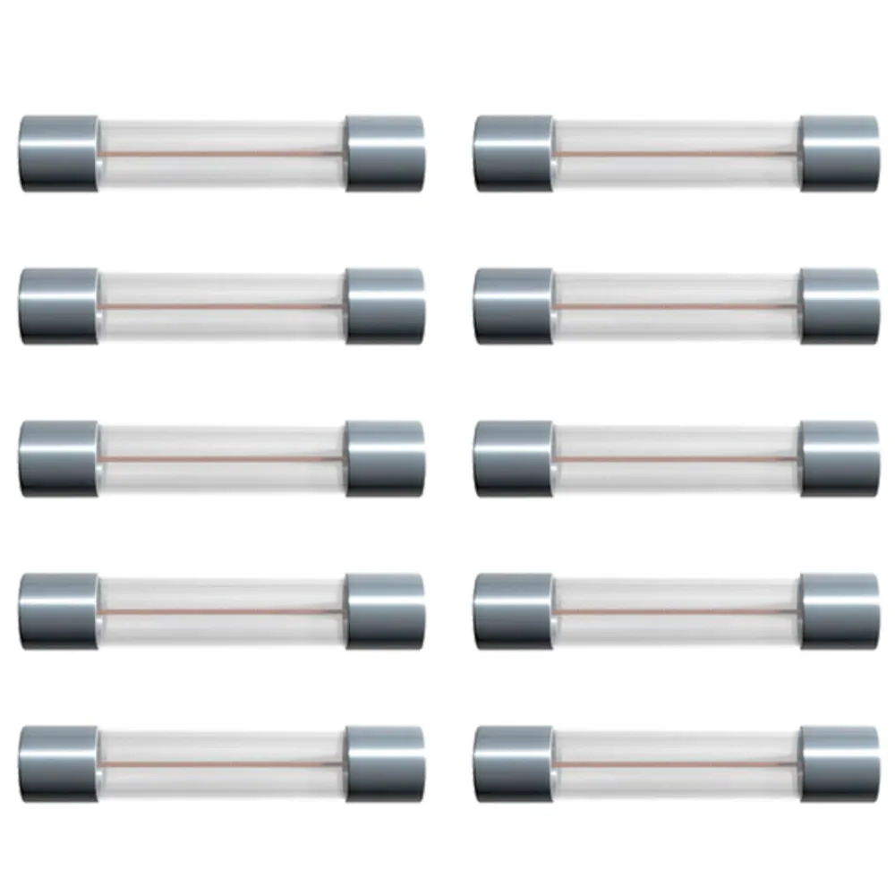 Kjell Elektronikk|Glassrørsikring 6 x 32 mm 10 A Raske (F) 10-pk.