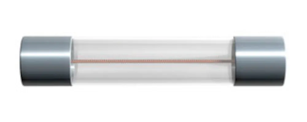 Kjell Elektronikk|Glassrørsikring 6 x 32 mm 1 A Trege (T) 10-pk.