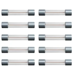 Kjell Elektronikk|Glassrørsikring 6 x 32 mm 2 A Trege (T) 10-pk.