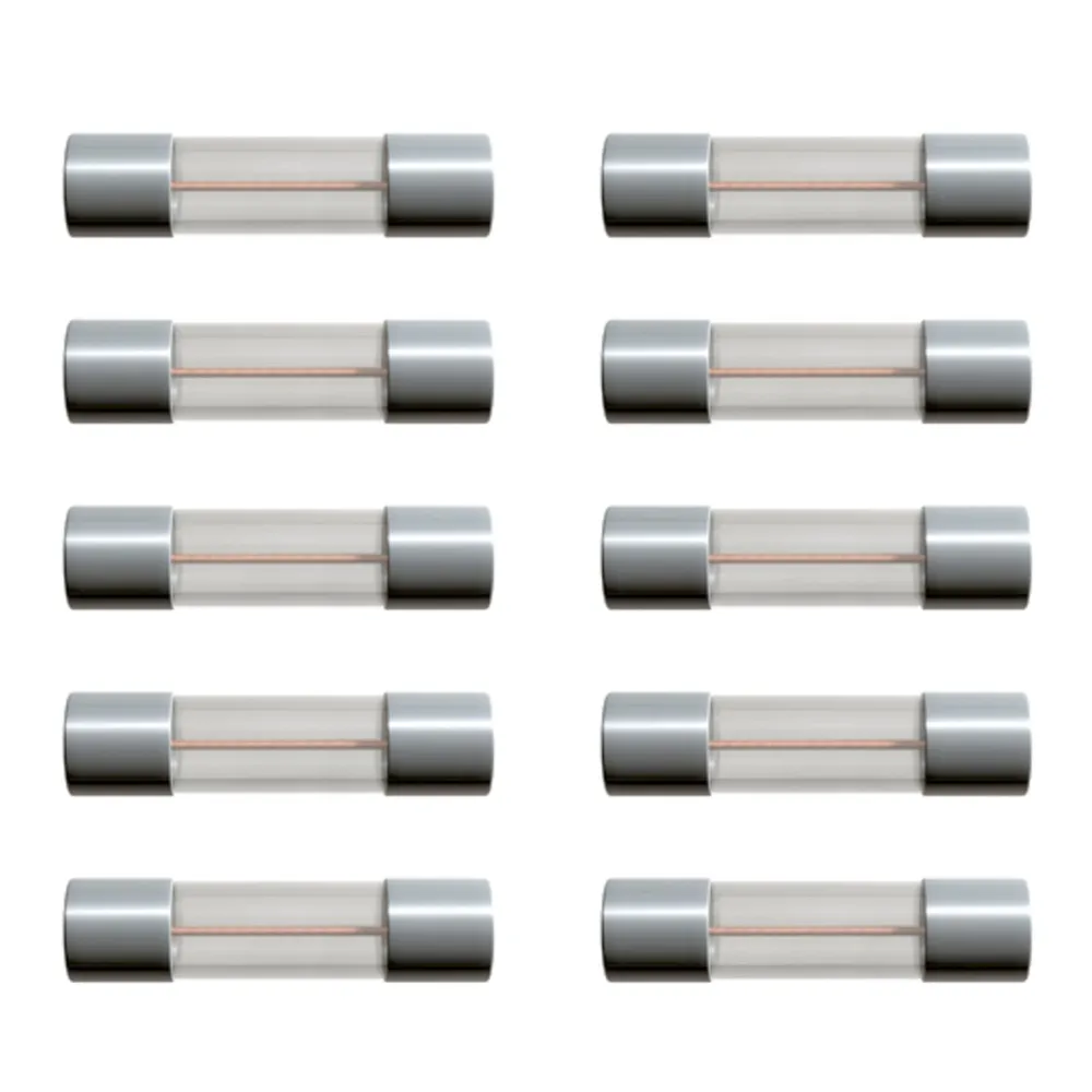 Kjell Elektronikk|Glassrørsikring 5 x 20 mm 630 mA Trege (T) 10-pk.