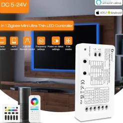 Gledopto Kontroller|5 in 1 Mini Zigbee-kontroller for LED-belysning