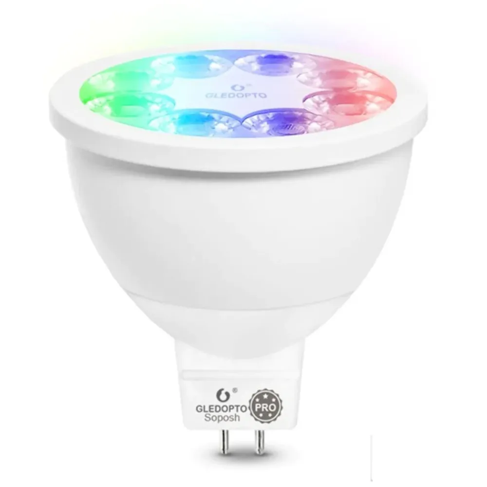 Gledopto Smart Belysning|Smart Belysning|Smart MR16 12 V LED-pære RGB+CCT 250 lm