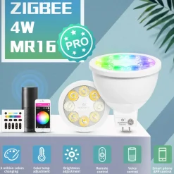 Gledopto Smart Belysning|Smart Belysning|Smart MR16 12 V LED-pære RGB+CCT 250 lm
