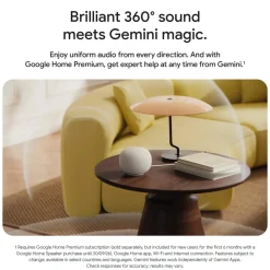 Google Stemmeassistenter|Høyttaler|Home Speaker smart høyttaler med Gemini