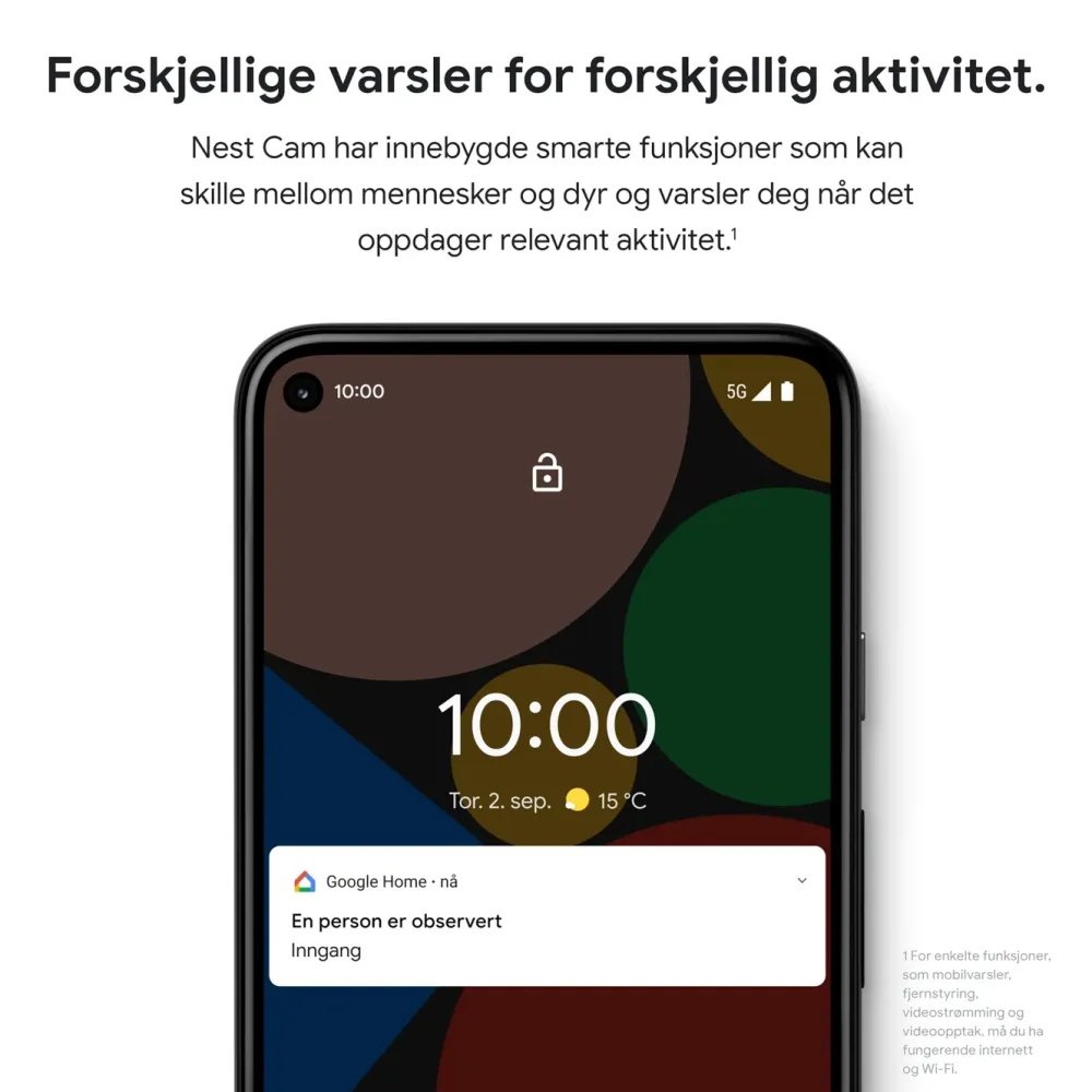 Google Nest Kameraovervåking|Cam Indoor