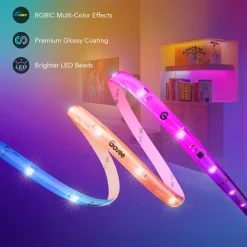 Govee Led-Lister|RGBIC LED-list med wifi og Bluetooth 5 m