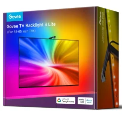 Govee Tv Og Tilbehør|Lyslenker|TV Backlight 3 Lite 55–65 tommer