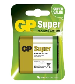 GP Batterier|Batterier|4,5 V-batteri (3LR12)