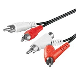 Kjell Lyd- & Videokabler|Grenkabel RCA til RCA 1,5 m