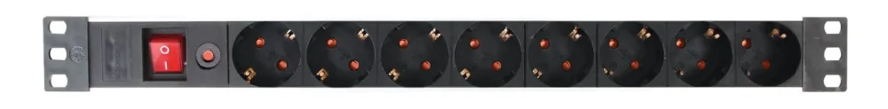 Kjell Strømledninger|Tilbehør Og Installasjon|Grenuttak rackmontering 8-veis