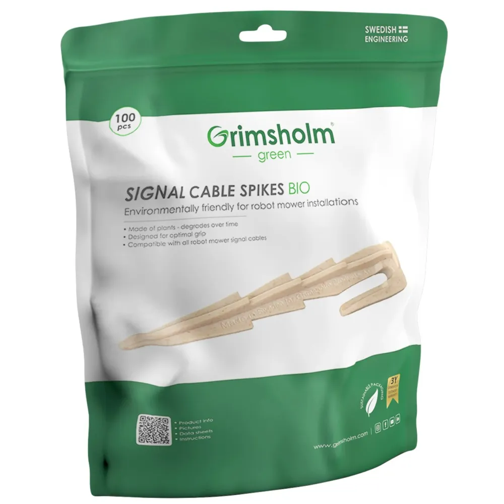 Grimsholm Hage|Gressklippere|Signalkabelholder Bio 100-pk.