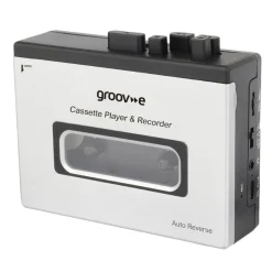 Groov-e Digitaliser Lyd Og Bilde|Bærbar kassettspiller med Bluetooth