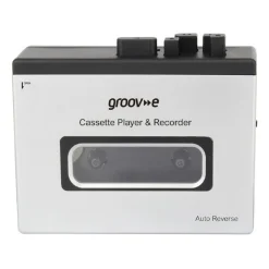 Groov-e Digitaliser Lyd Og Bilde|Bærbar kassettspiller med Bluetooth