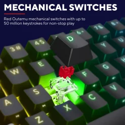 GXTrust Tastatur|Gaming Tastatur|Acira GXT867 Tastatur 60 %