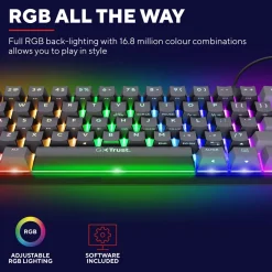GXTrust Tastatur|Gaming Tastatur|Acira GXT867 Tastatur 60 %