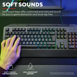 GXTrust Tastatur|Gaming Tastatur|GXT 836 Evocx RGB gamingtastatur