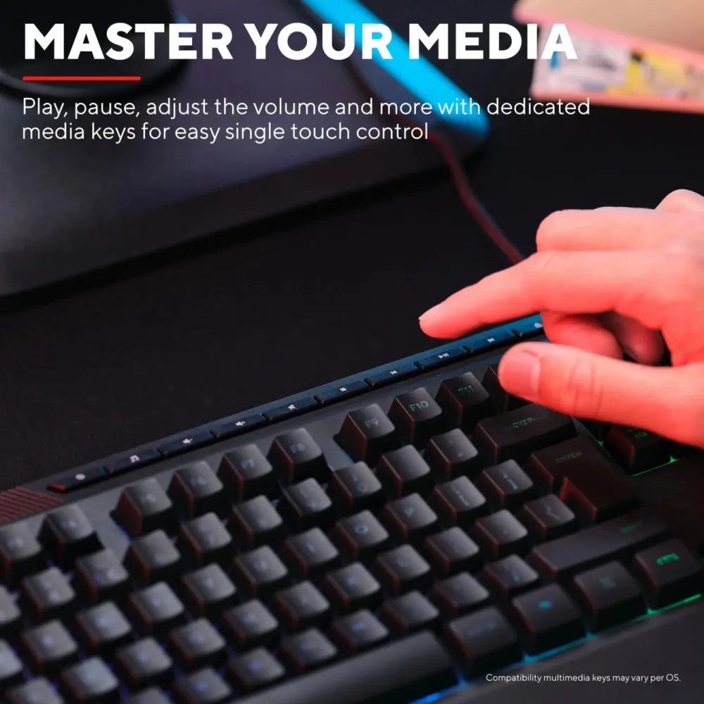 GXTrust Tastatur|Gaming Tastatur|GXT 836 Evocx RGB gamingtastatur
