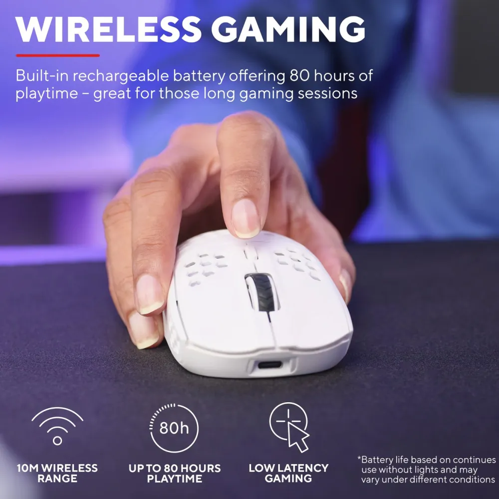 GXTrust Gaming Mus|Datamus|GXT929 Helox Ultra-lightweight Wireless Gaming Mouse
