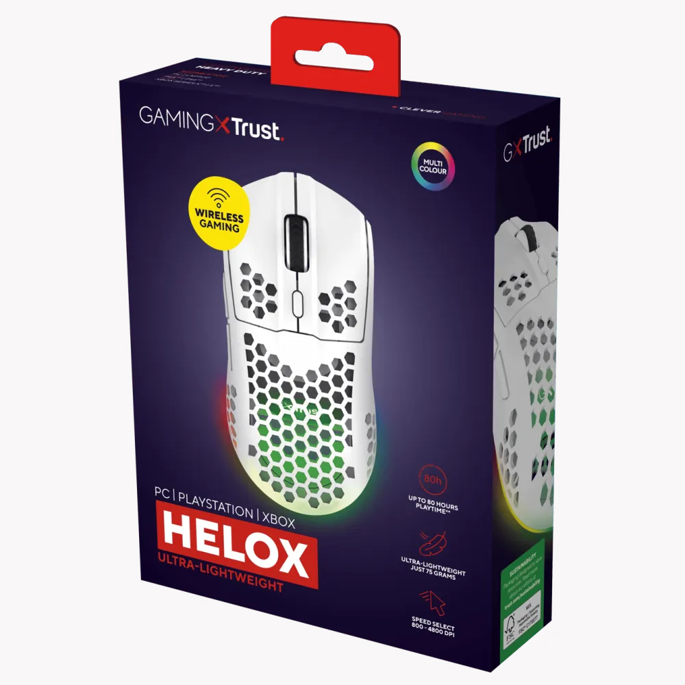 GXTrust Gaming Mus|Datamus|GXT929 Helox Ultra-lightweight Wireless Gaming Mouse