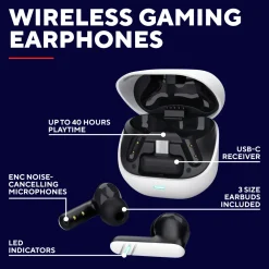 GXTrust Gaming Hodetelefoner|Hodetelefoner Og Hodesett|GXT 409 Oxxie trådløse gaminghodetelefoner