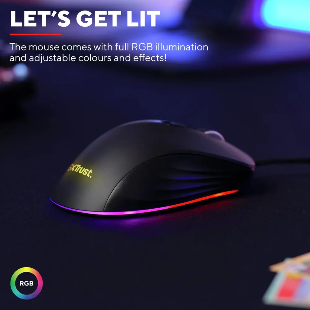 GXTrust Gaming Mus|Datamus|GXT 924 Ybar+ gamingmus