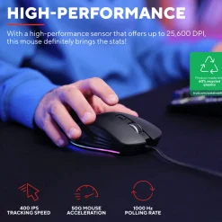 GXTrust Gaming Mus|Datamus|GXT 924 Ybar+ gamingmus