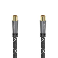 Hama Kabler Til Tv|Antennekabel med quad-skjerming 120 dB 3 m