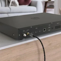Hama Kabler Til Tv|Antennekabel med quad-skjerming 120 dB 3 m
