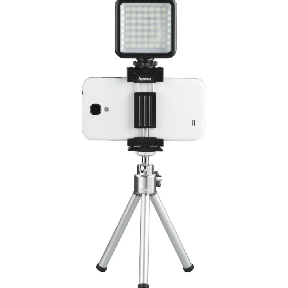 Hama Foto Og Video|Skjermbeskytter Og Deksel|49 BD LED-belysning for mobil og kamera