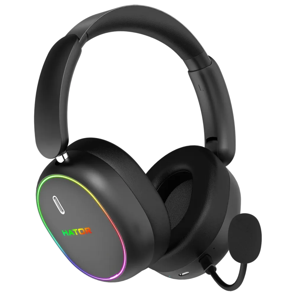 Hator Gaming Hodetelefoner|Phoenix 2 Wireless trådløst gamingheadset med RGB