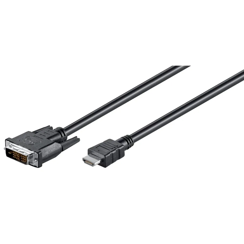 Kjell Hdmi|Kabler Til Datamaskin|HDMI - DVI-D-kabel 1 m
