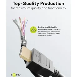 Kjell Hdmi|Kabler Og Adaptere|HDMI™-forlengelseskabel 4K/60 Hz 3 m