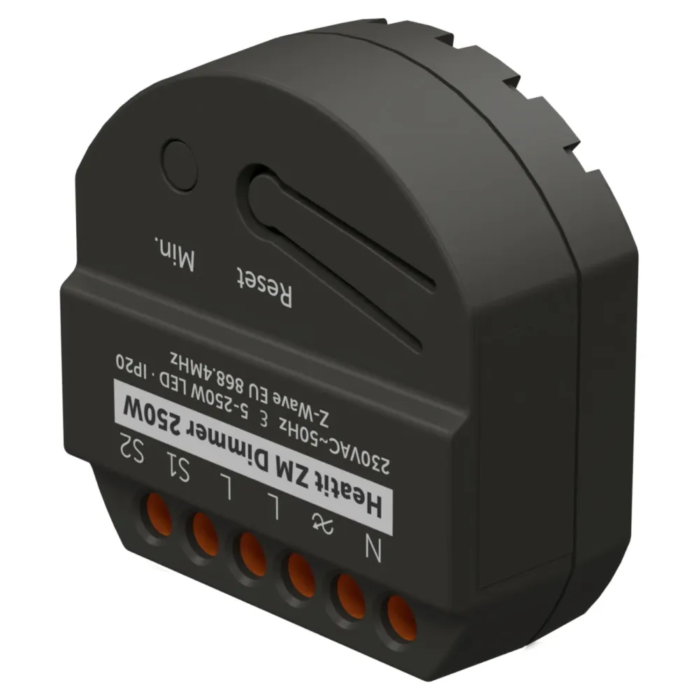 Heatit Fjernstrømbryter|ZM Z-wave Dimmer 250 W