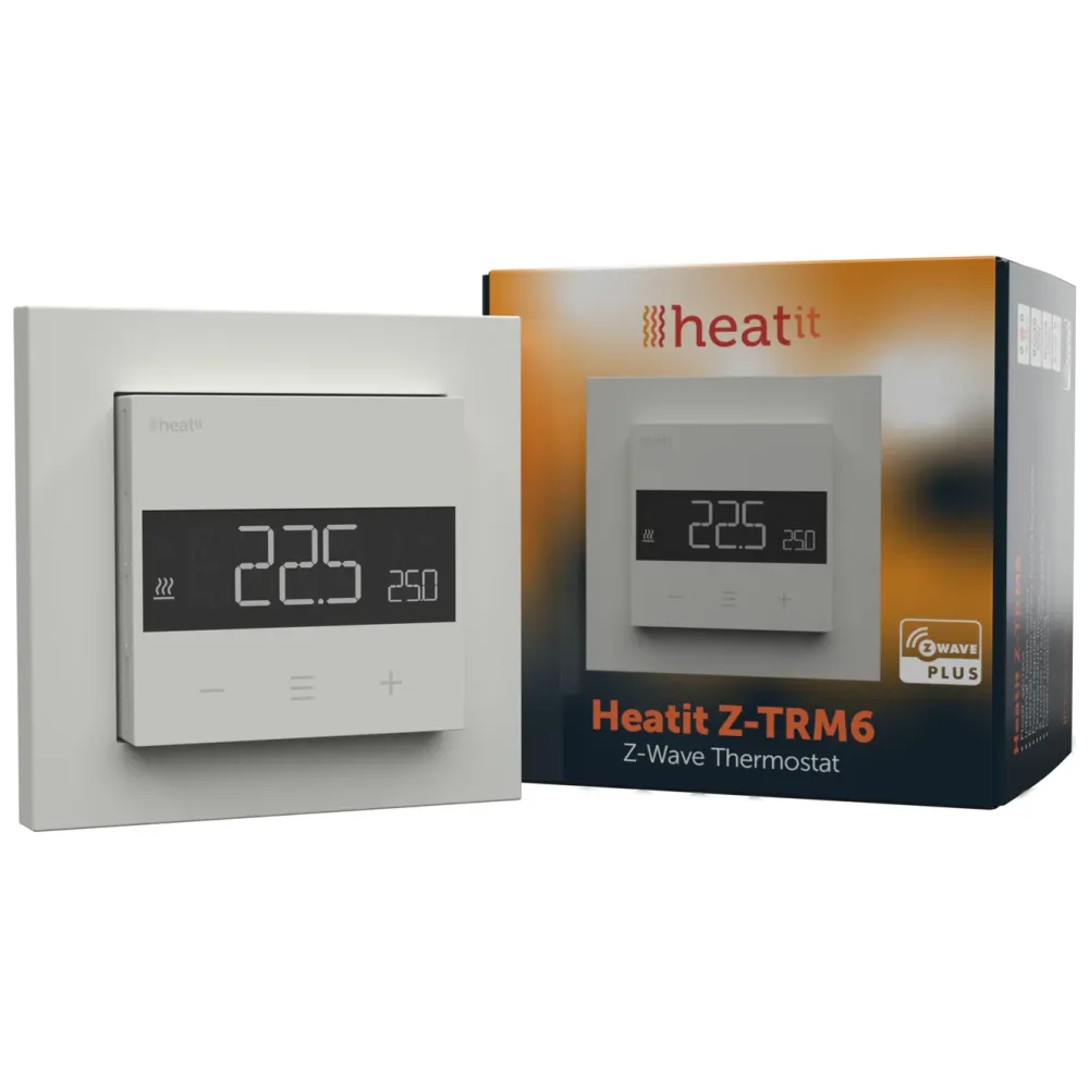 Heatit Smarte Sensorer|Z-TRM6 Termostat med Z-wave