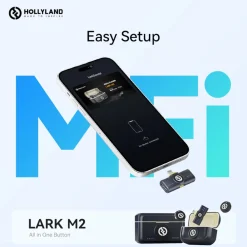 Hollyland Mikrofoner|Lark M2 Combo Trådløst mikrofonsystem