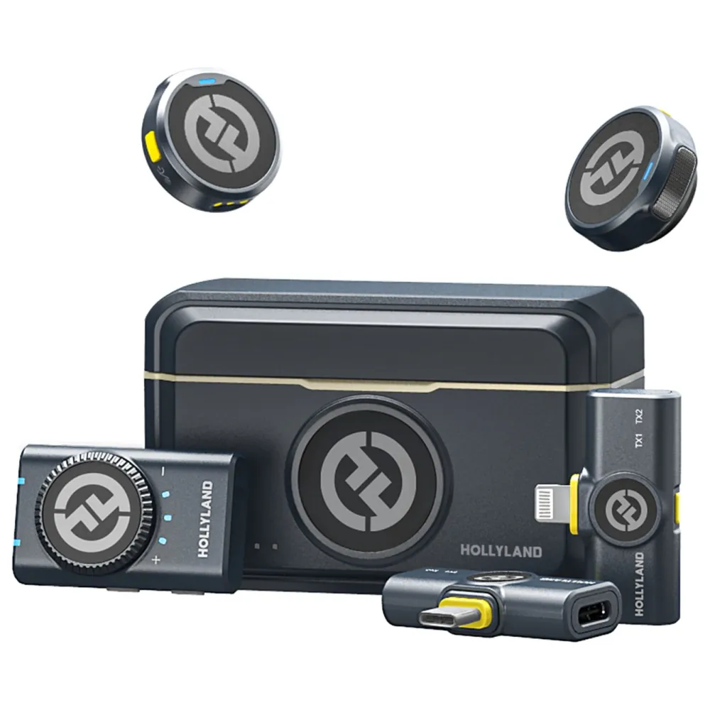 Hollyland Mikrofoner|Lark M2 Combo Trådløst mikrofonsystem