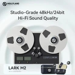 Hollyland Mikrofoner|Lark M2 Combo Trådløst mikrofonsystem