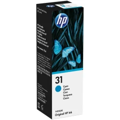 HP Skrivere Og Tilbehør|31 Blekkflaske Cyan 70 ml