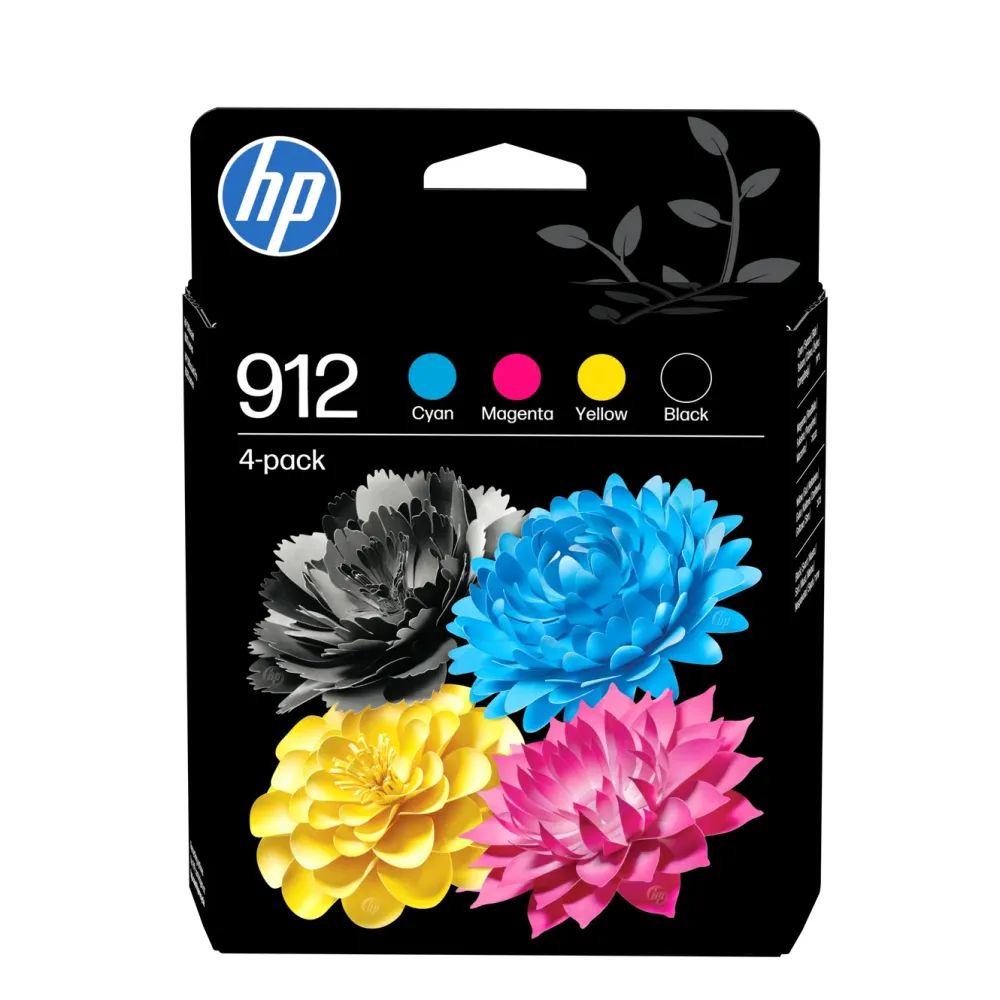 HP Skrivere Og Tilbehør|912 Blekkpatroner 4-pk.