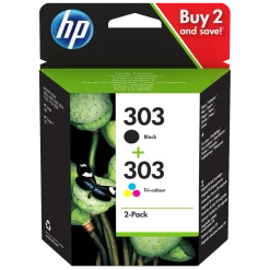 HP Skrivere Og Tilbehør|303 Blekkpatroner 2-pk.