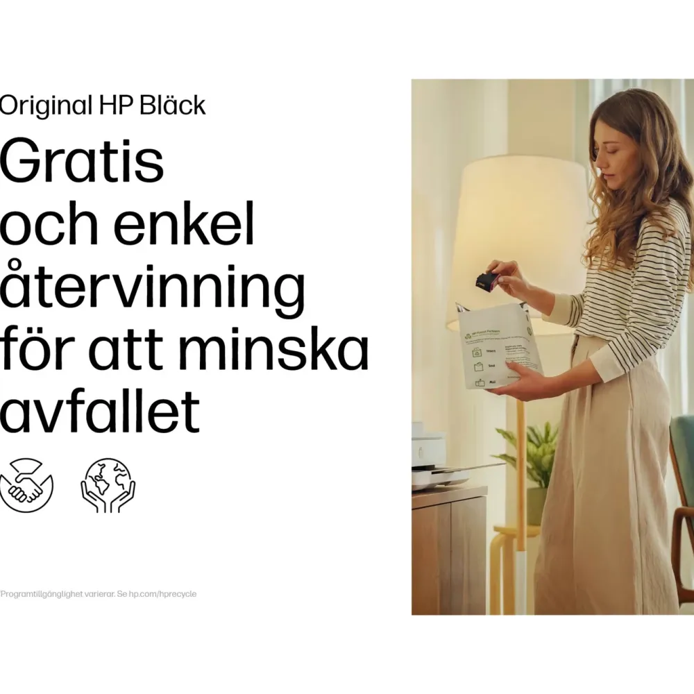 HP Kalkulator|Makuleringsmaskiner|308 Blekkpatron 2-pk. – svart og farger