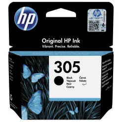HP Skrivere Og Tilbehør|305 Blekkpatron - Svart