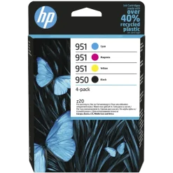 HP Skrivere Og Tilbehør|950 og 951 Blekkpatroner 4-pk.