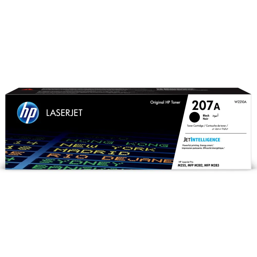 HP Skrivere Og Tilbehør|Toner 207A - Svart