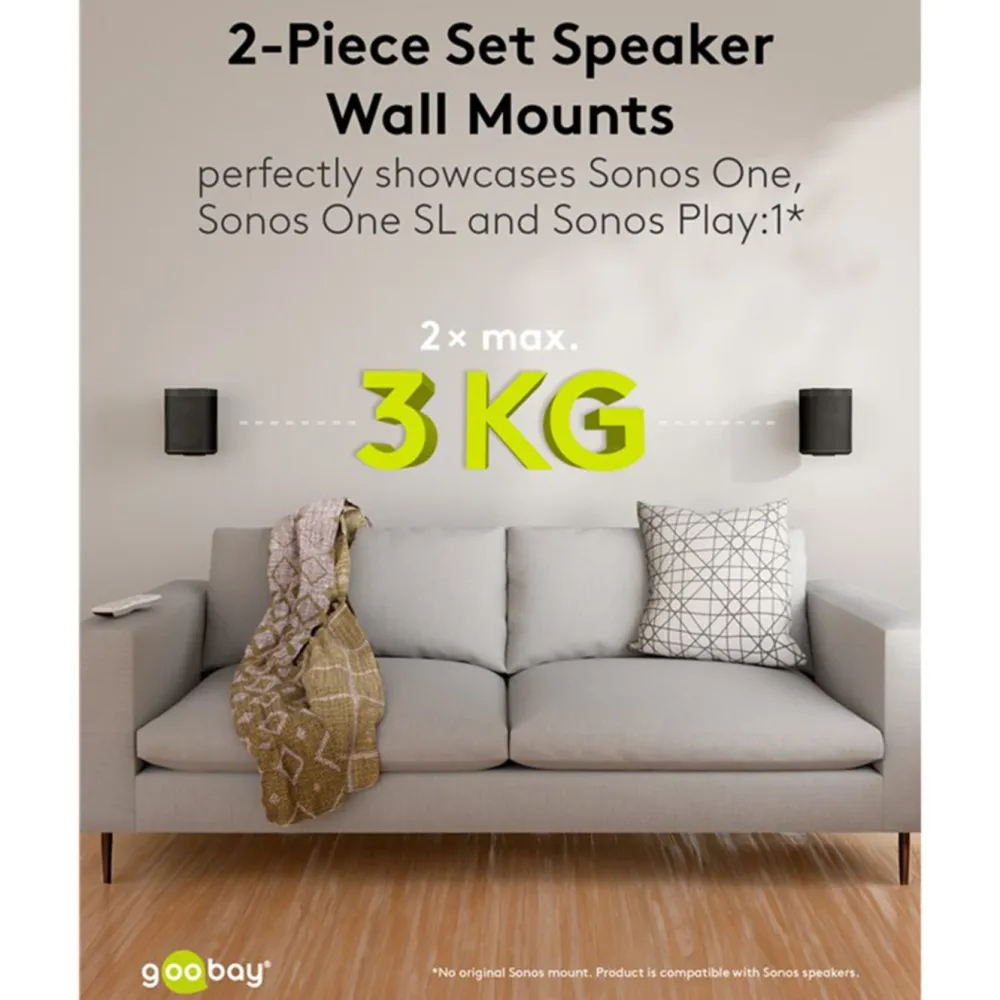 Kjell Høyttaler|Høyttalerfeste for Sonos One og One SL