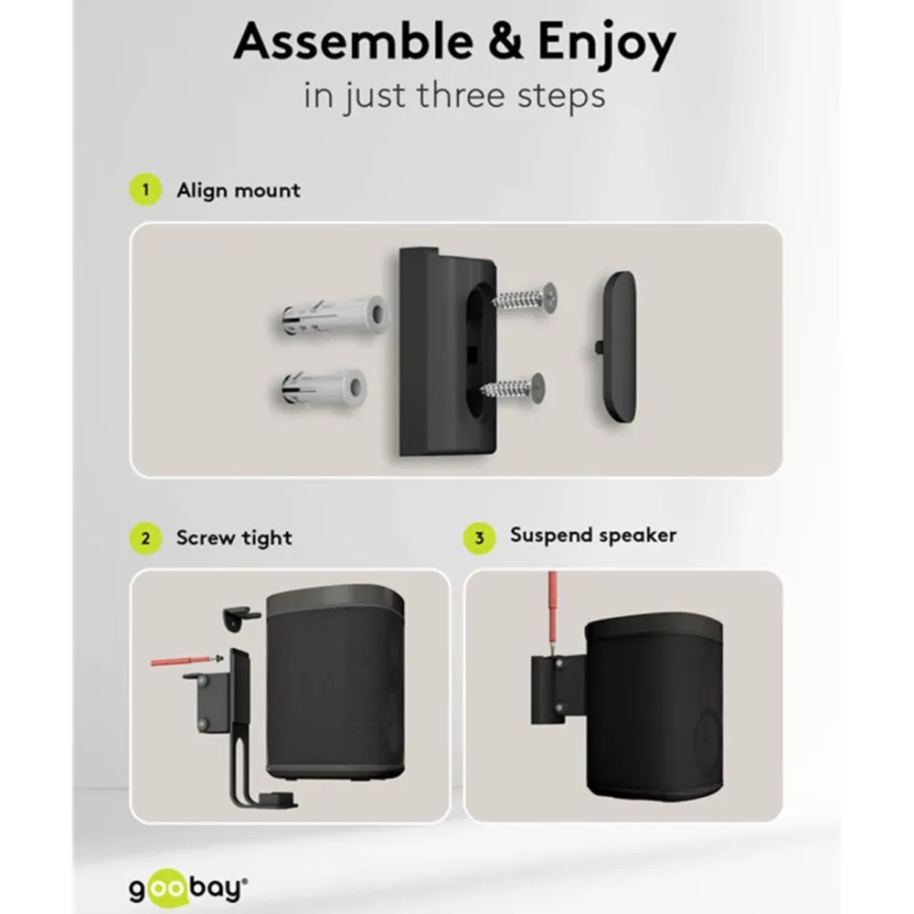 Kjell Høyttaler|Høyttalerfeste for Sonos One og One SL