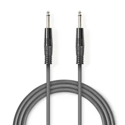 Kjell Lyd- & Videokabler|Kabler For Lyd|Høyttalerkabel 6,3 mm 5,0 m