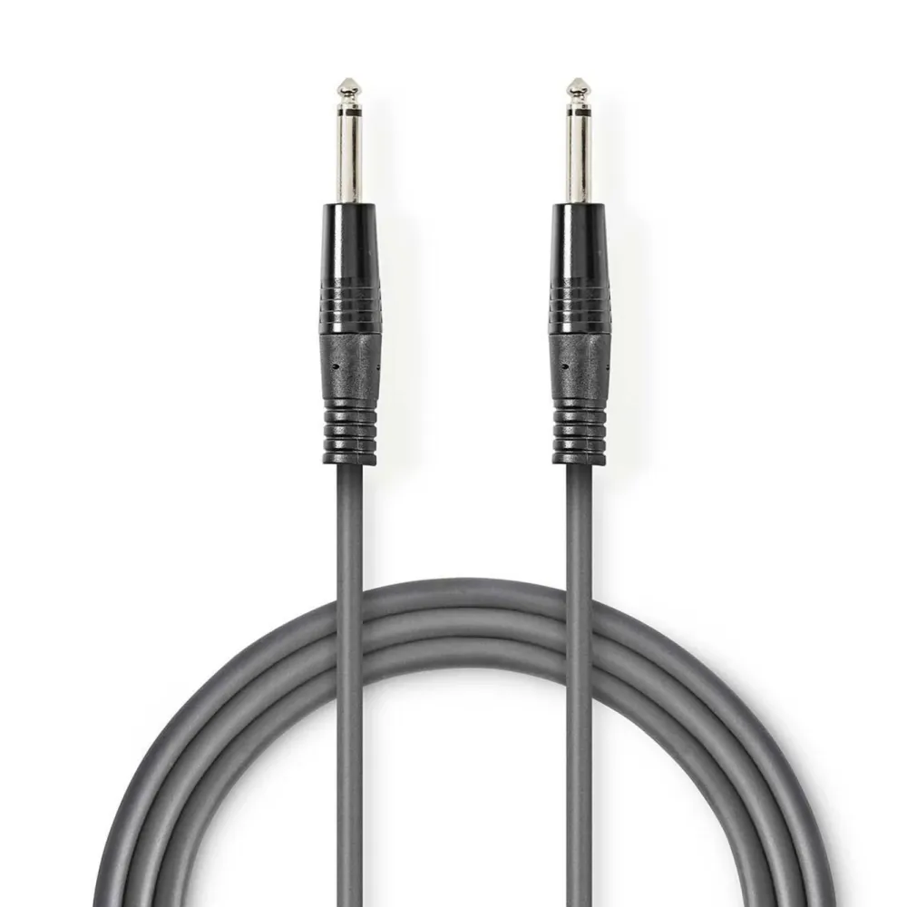 Kjell Lyd- & Videokabler|Kabler For Lyd|Høyttalerkabel 6,3 mm 5,0 m