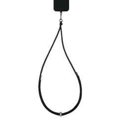 IDEAL OF SWEDEN Mobildeksler & Etui|Cord Phone Strap – justerbar mobilreim Svart