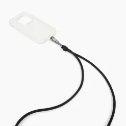 IDEAL OF SWEDEN Mobildeksler & Etui|Cord Phone Strap – justerbar mobilreim Svart